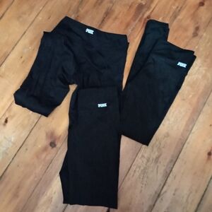 3 Victoria Secret Pink Leggings